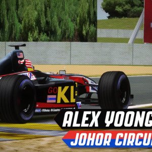rFactor F1 2002 - Alex Yoong Onboard - Johor Circuit, Malaysia