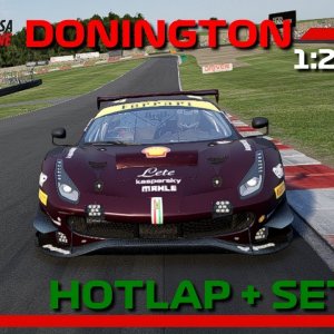 ACC | Donington | HotLap + Setup | Ferrari 488 GT3 EVO - 1:26.430