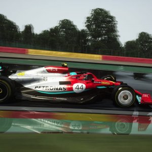 Mercedes W13 Special SPA Livery | Hot Lap At SPA Francorchamps 2022 | Assetto Corsa