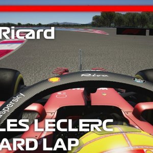Charles Leclerc OnBoard - 2021 French Grand Prix - Assetto Corsa