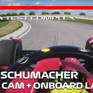 Onboard with Mick Schumacher at Crema | 2022 #Ferrari Private Test | #AssettoCorsa