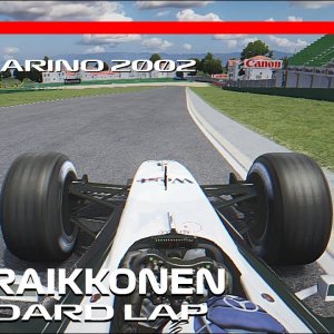 Kimi Raikkonen's Onboard Lap | 2002 San Marino Grand Prix | #assettocorsa