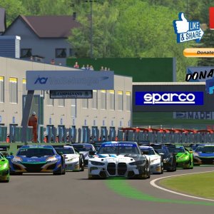 Assetto Corsa BMW M4 GT3 2022 #50 Timo Glock CIGT Endurance 2022 Test Race Gameplay ITA
