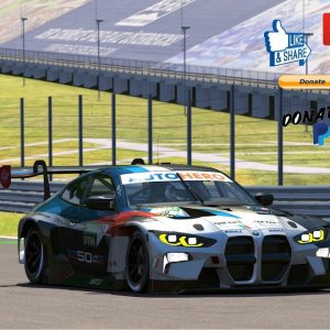 Assetto Corsa BMW M4 GT3 2022 Ceccato Racing Team #50 Timo Glock DTM 2022 Test Gameplay ITA