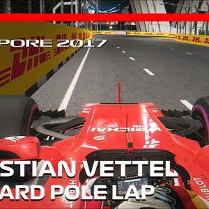 Sebastian Vettel's Pole Lap at Singapore! | 2017 Singapore Grand Prix #assettocorsa