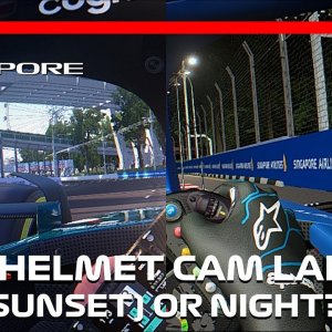 Two Helmet Cam Laps with Alonso and Vettel! | 2022 Singapore Grand Prix | #assettocorsa