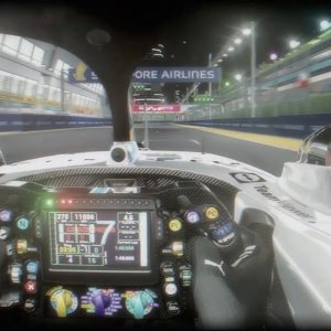 F1 2022 - Lewis Hamilton #44 Helmet Cam - Singapore GP