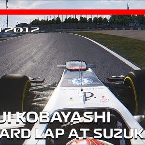 The last Japanese driver on podium in Japan (and in F1) | 2012 Japanese Grand Prix | #assettocorsa
