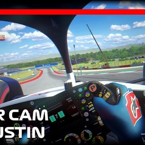 Visor Cam at Austin with Mick Schumacher | 2022 United States Grand Prix | #assettocorsa