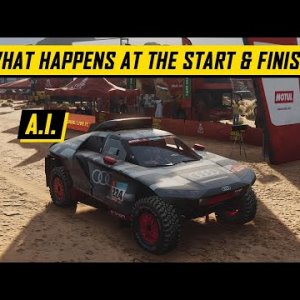 What does the AI do at the start and finish? | Dakar Desert Rally Gameplay PS5