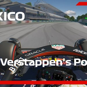 Max Verstappen's Pole Lap Onboard Mexico City Grand Prix - Assetto Corsa
