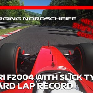 Ferrari F2004's Record-Breaking Lap on the Nordscheife | #assettocorsa