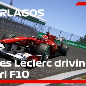 Charles Leclerc Driving Ferrari F10 at Interlagos - Assetto Corsa