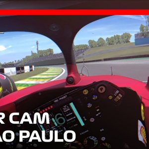 Visor Cam with Carlos Sainz! | 2022 Brazilian Grand Prix | #assettocorsa