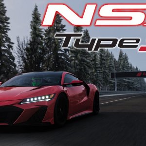 2023 Honda NSX Type S | Snowy Nurburgring Nordschleife Lap | Assetto Corsa 2K 60 FPS