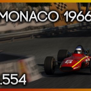 Assetto Corsa Monaco 1966 Ferrari 312/67 Hotlap 01:28.554