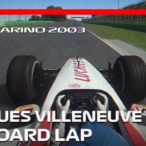 Onboard with Jacques Villeneuve at Imola | 2003 San Marino Grand Prix | #assettocorsa