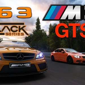 C63 Black Series vs M3 GTS | Nurburgring Nordschleife Race | Assetto Corsa  | 2K 60 FPS