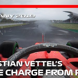 Sebastian Vettel's Home Comeback from P20 | 2019 German Grand Prix | #assettocorsa