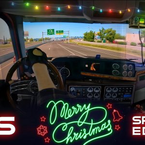 Merry Christmas | Helping Santa in American Truck Simulator