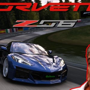 Corvette C8 Z06 | Narrated by Jeremy Clarkson | Nurburgring Lap | Assetto Corsa  |