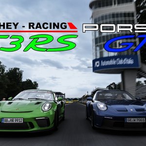 Porsche 911 GT3 RS MR vs Porsche 992 GT3 | Monza Race | Assetto Corsa | 2K 60 FPS