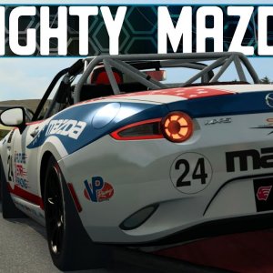 Having fun with the Mazda MX-5 in RaceRoom