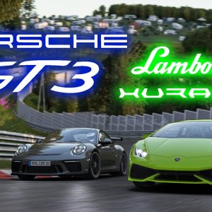 Lamborghini Huracan vs Porsche 991.2 GT3 | Nurburgring Nordschleife Race | Assetto Corsa | 2K 60 FPS