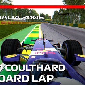 Binotto Worked for Red Bull | David Coulthard Onboard | 2006 Australian Grand Prix | #assettocorsa
