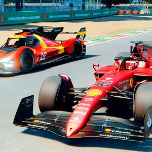 Ferrari 499P LMH vs F1-75  | Monza Circuit | Assetto Corsa