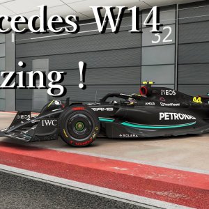 Mercedes W14 Livery In Action On Track At Silverstone | Assetto Corsa 4k