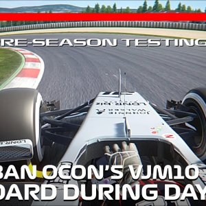 Onboard with Esteban Ocon | Car Mod by @SuzQ | 2017 Pre-Season Testing | #assettocorsa