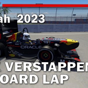 F1 2023 Max Verstappen Formula Student Jeddah Onboard