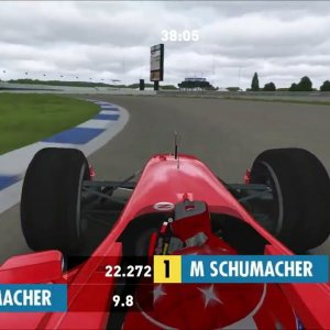 F1 Indianapolis 2001 - Michael Schumacher OnBoard - Assetto Corsa