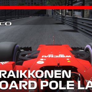 Kimi Raikkonen's Pole Lap | Car mod by @SuzQ | 2017 Monaco Grand Prix | #assettocorsa