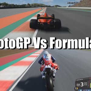 Can A 30 Year Old Formula 1 Car Keep Up With Modern MotoGP Bike ?