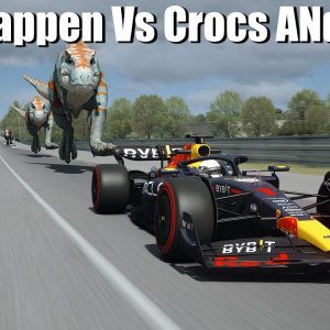 How Many Crocodiles And T-Rex Can Max Verstappen Overtake ?