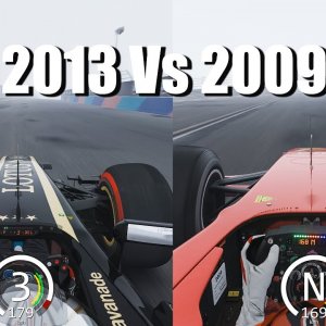 Lap Comparison At Nurburgring | Kimi Raikkonen Lotus 2013 Vs Ferrari 2009 | Assetto Corsa