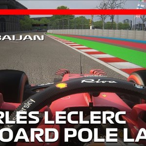 Charles Leclerc's Pole Lap | 2021 Azerbaijan Grand Prix | #assettocorsa