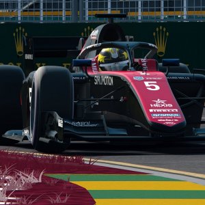 Assetto Corsa - Theo Pourchaire Onboard Pole Lap | 2023 Australian Grand Prix | Pirelli