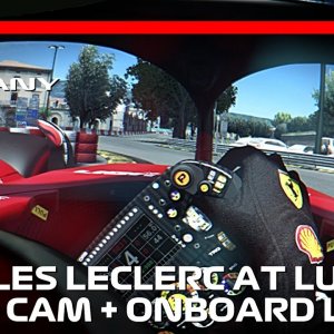 Two Laps with Charles Leclerc at Lucca | Circuito de Baluardi | #assettocorsa
