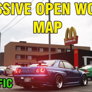 MASSIVE Open World Map with TRAFFIC for Assetto Corsa! May 2023 ...