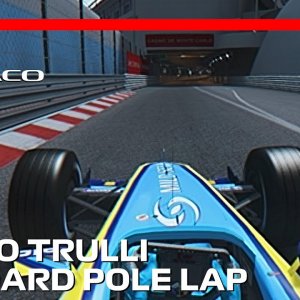 Jarno Trulli's Pole Lap | 2004 Monaco Grand Prix | #assettocorsa