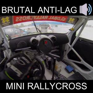 Rallycross - Brutal anti-lag of Liam Doran MINI #shorts