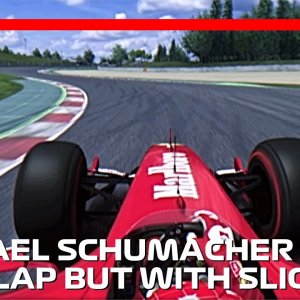 Michael Schumacher's Pole Lap but with Slicks | 2004 Spanish Grand Prix | #assettocorsa