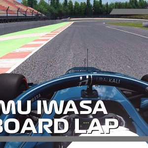 Quali Onboard with Ayumu Iwasa! | 2021 Spanish Grand Prix | #assettocorsa