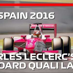 Charles Leclerc Quali Onboard! | 2017 Spanish GP2 #assettocorsa