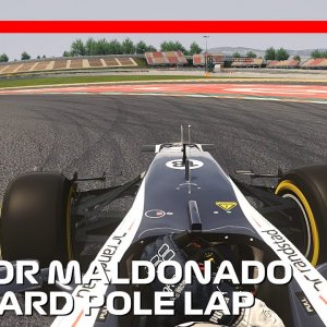 Pastor Maldonado's Pole Lap | 2012 Spanish Grand Prix | #assettocorsa