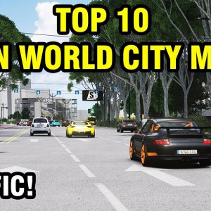 TOP 10 Open World | Freeroam CITY Maps with TRAFFIC for ASSETTO CORSA + Install Guide | May 2023