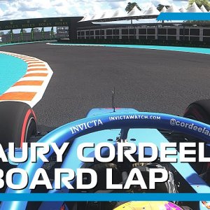 Onboard with Amaury Cordeel at Miami | 2023 Miami Grand Prix | #assettocorsa